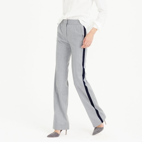 NWT J.Crew Collection Tuxedo Pant Italian Wool - Picture 6 of 16